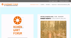 Desktop Screenshot of hohenwart.de